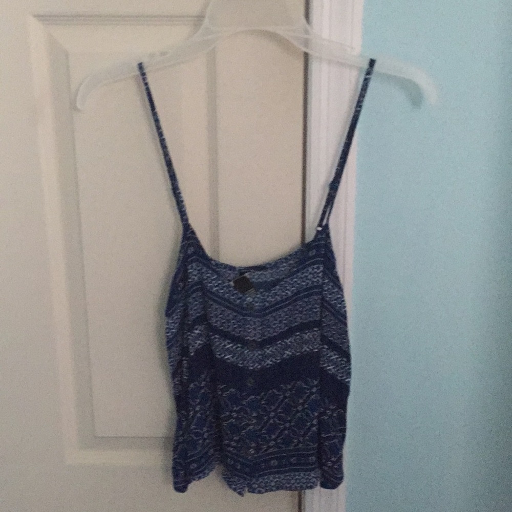 Forever 21 Button up Tribal Print Camisole